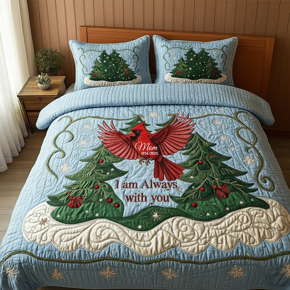 Cardinal Memorial Quilt Bedding Set – Personalized Gifts For Loved Ones In Heaven 05tgqn021025-Homacus