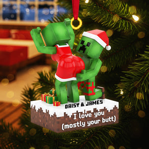 Personalized Gifts For Christmas,Lego Couple Acrylic Ornament 01nata120925-Homacus
