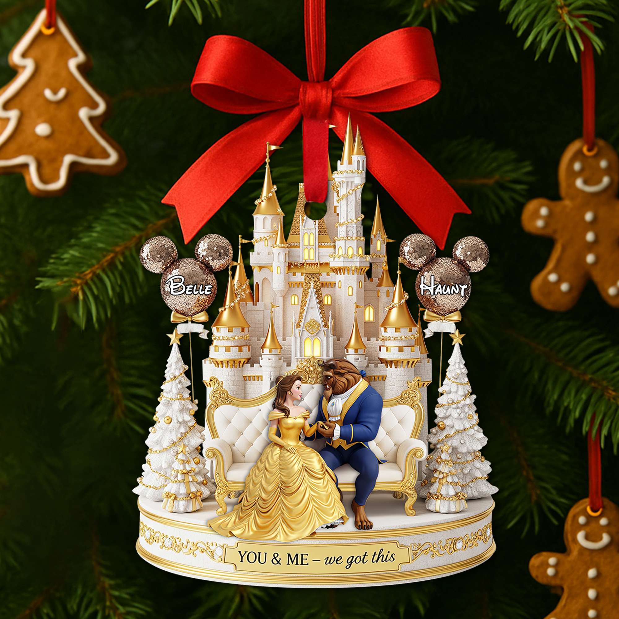 Timeless Tale Couple Ornament - Personalized Christmas Gifts For Couple 06OHLU180825-Homacus