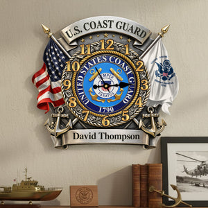 Personalized Gifts For Veterans Acrylic Hanging Wall Clock 03HUTN251225-Homacus