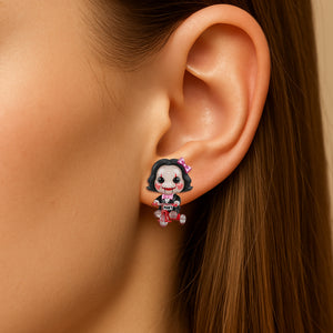 Cute Horror Characters Stud Earrings - Personalized Halloween Gifts For Horror Movie Fans 01pgtn150825-Homacus