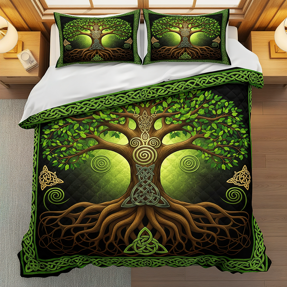 Tree Of Life Quilt Bedding Set Special Line 02HUPU150725-Homacus