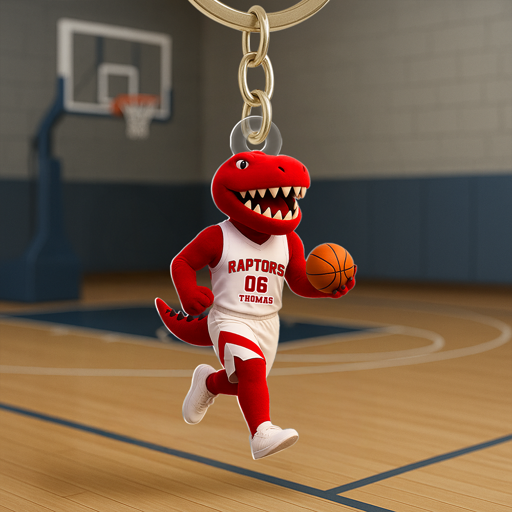 Basketball Keychain - Personalized Gifts For Basketball Lover 02HUPU280625-Homacus