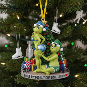 Personalized Funny Gifts For Ice Hockey-loving Couple Christmas Ornament 02hutn250925-Homacus