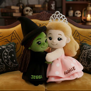 Bestie Hugs Shaped Pillow - Personalized Gift For Besties 02NALU281125-Homacus