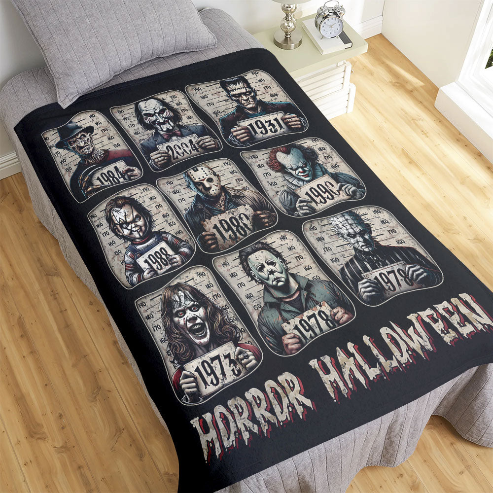 Horror Characters Blanket - Spooky Gifts For Horror Fans 45laxx180725-Homacus