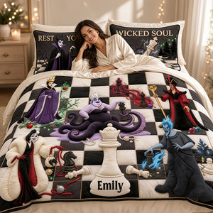 Mystical Villains Chess Quilt Bed Set - Personalized Gifts 05hadt061026-Homacus