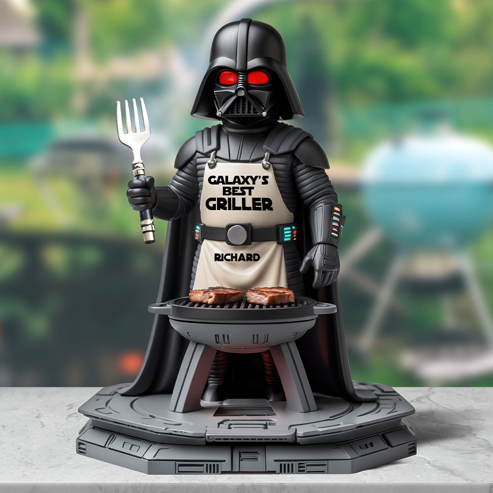 Galaxy's Best Dad Acrylic Plaque Personalized Gifts For Dad 01TOQN210525-Homacus