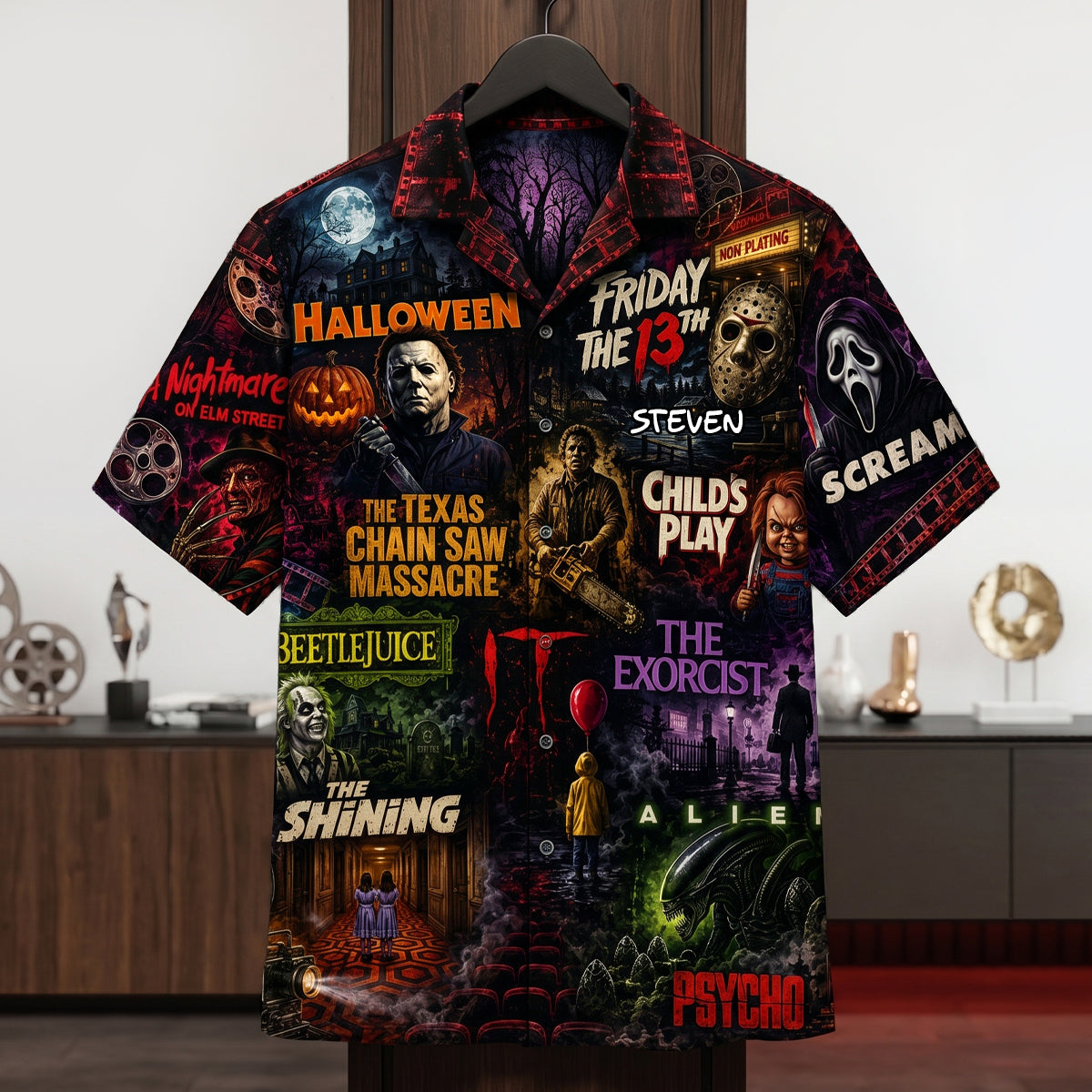 Horror Hawaiian Shirt - Personalized Gifts For Horror Lovers 02nadh200626-Homacus