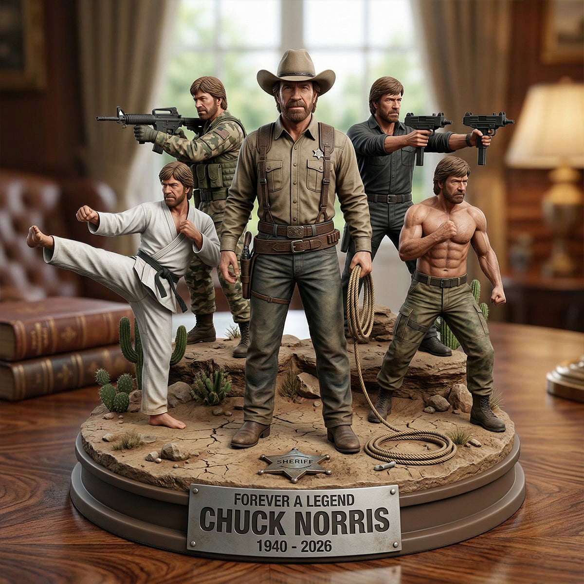 Legendary Martial Arts Acrylic Plaque - Personalized Memorial Gift 05NATN230326-Homacus