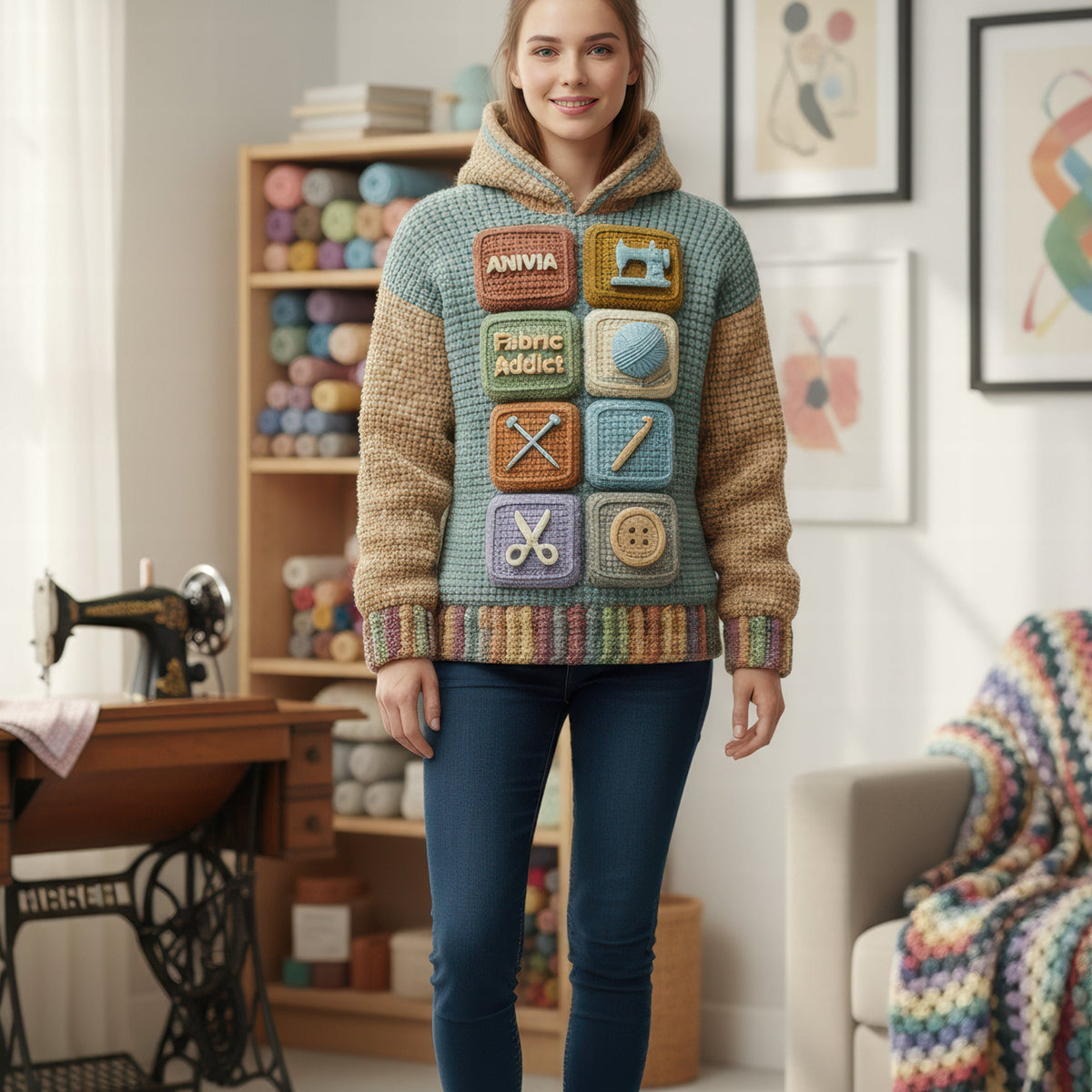 Sew Much Love Hoodie - Personalized Gifts For Sewing Lovers 01KIQN060126-Homacus