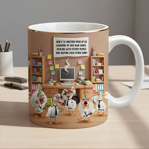 Silly Goose Coworker Mug Personalized Gifts For Coworkers 03KIDT221125-Homacus