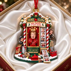 Mischievous Christmas House Ornament - Personalized Gifts For Family 04hadh220926