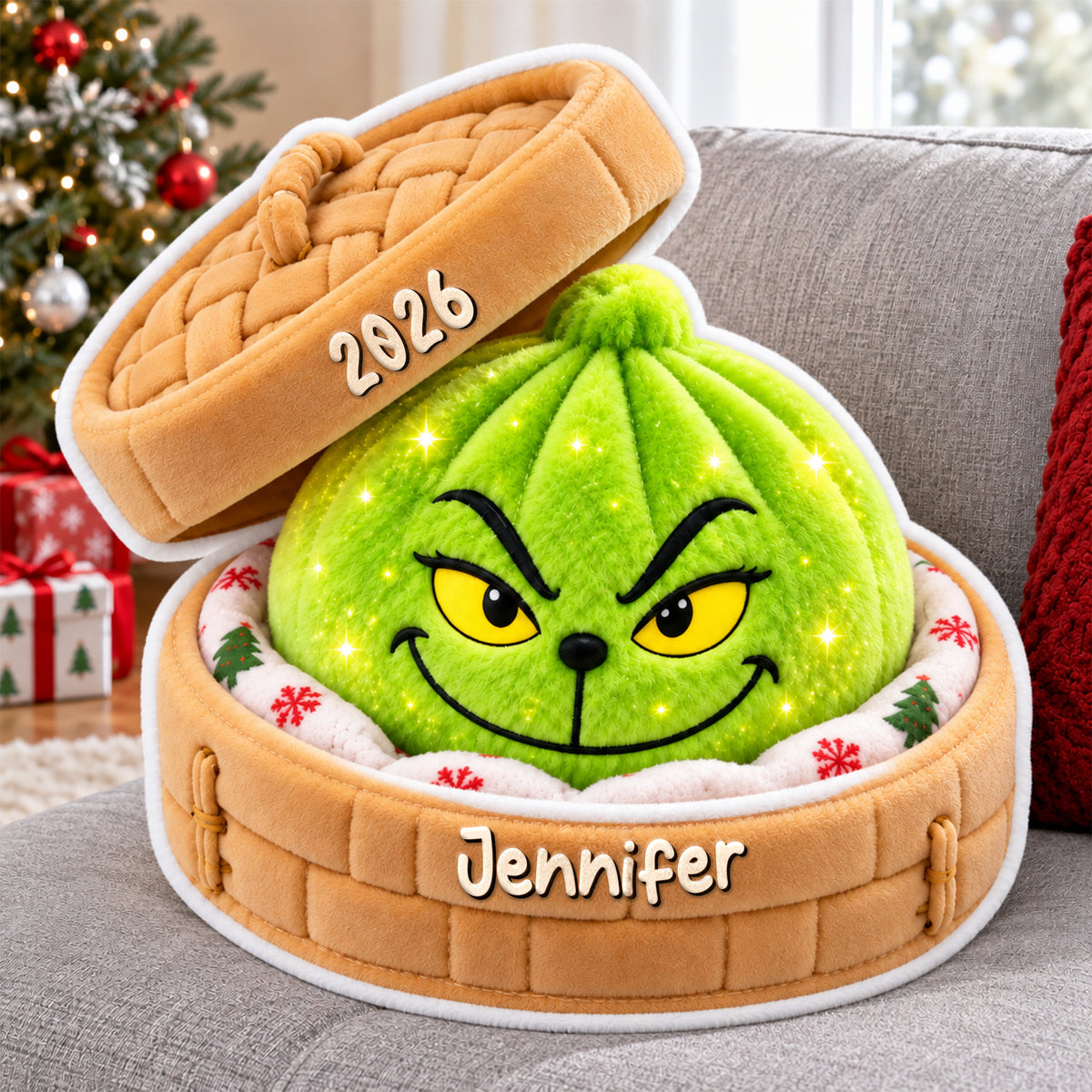 Funny Dumpling Pillow - Personalized Christmas Gifts 08naqn300926
