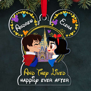 Personalized Gifts For Couple Ornament, Fairy Tale Couple 01NADT190824-Homacus