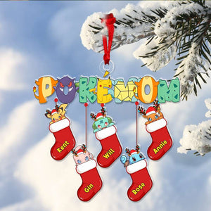 Personalized Gifts For Mom Cute Hanging Socks Acrylic Ornament 01KALU121124-Homacus