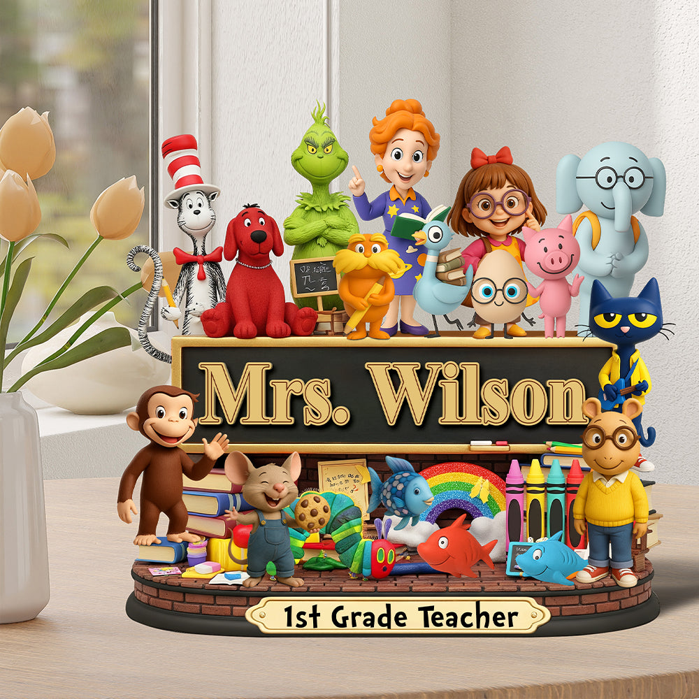 Children's Book Acrylic Plaque - Personalized Gifts For Teacher 04naqn200625-Homacus