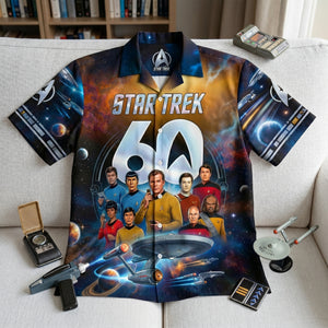 Celebrating 60 Years Hawaiian Shirt - Personalized Gifts For Movie Lovers 03NALU050626-Homacus