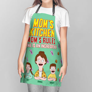 Personalized Gifts For Mom Aprons Mom's Rules 01XQLU030325HG-Homacus