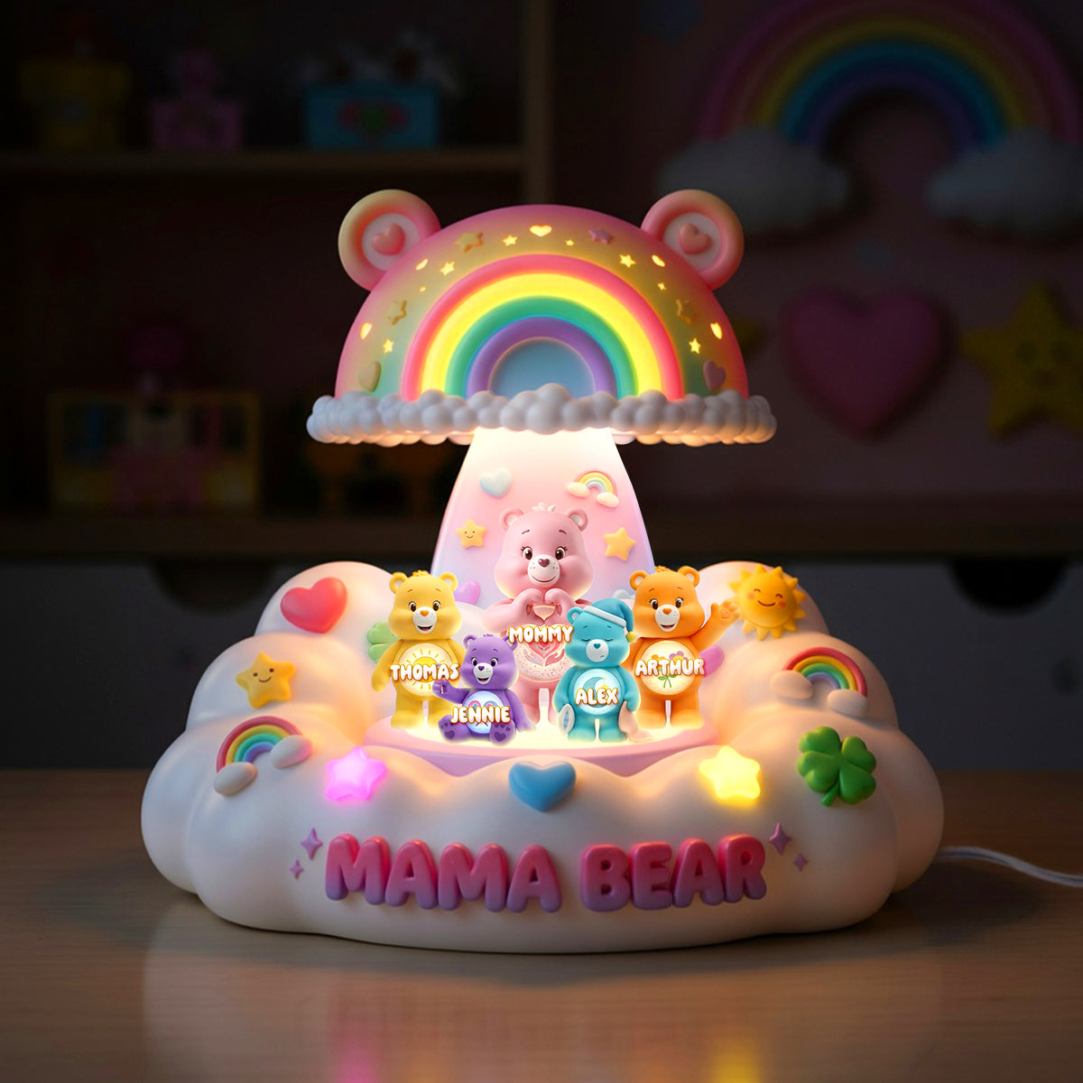 Lovely Dreamer Floating Cloud Light Box - Personalized Gifts For Moms 02padh080426-Homacus