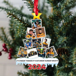 Custom Photo Gifts For Racing Fans Christmas Ornament 08hupu140824 ct141124-Homacus