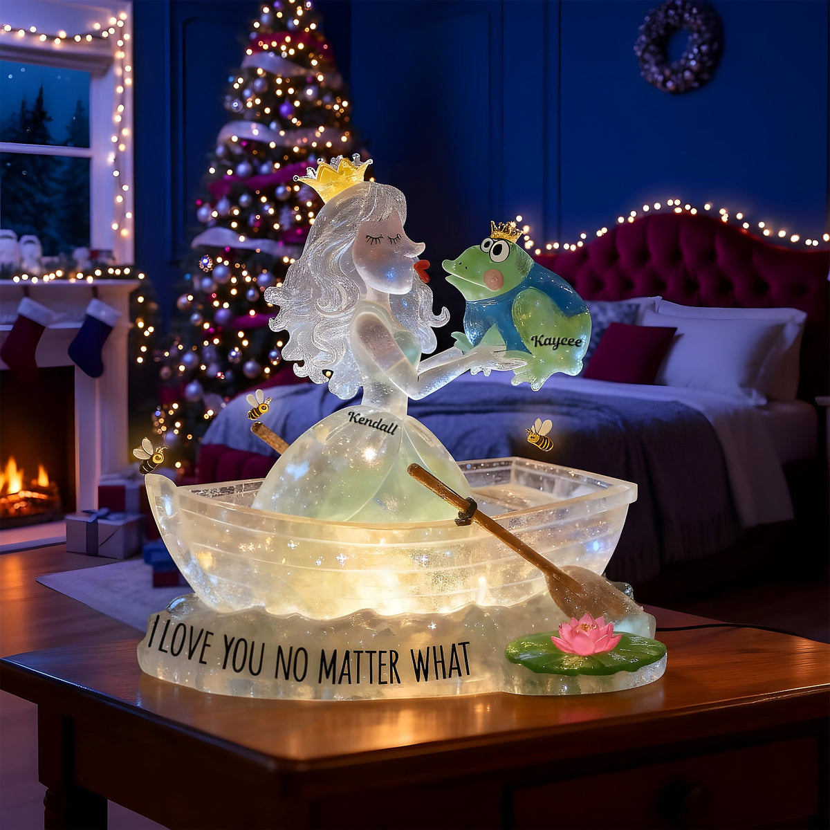 The Beauty & Her Ugly Fun Light Box, Personalized Gifts For Couple 01qhmg051125-Homacus