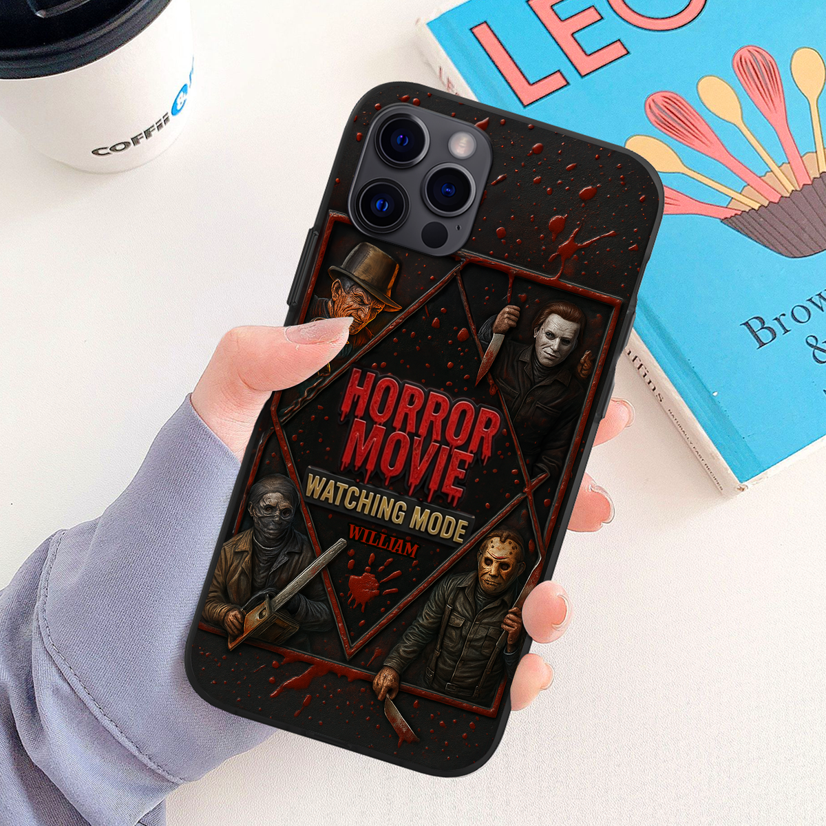 Horror Characters Phone Case - Personalized Gifts For Horror Movie Fans 07TOLU080825-Homacus