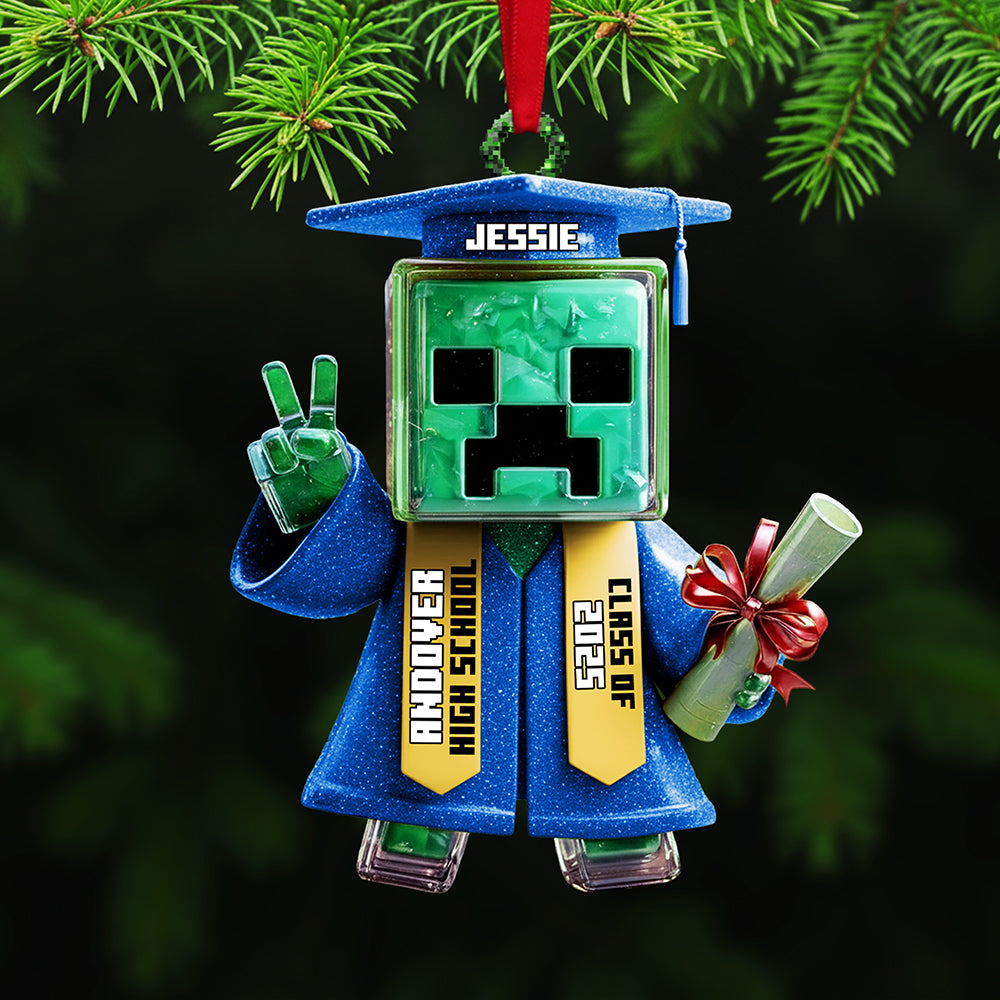 Graduation Ornament - Personalized Gift For Graduation Christmas Ornament 01TGTA221025-Homacus