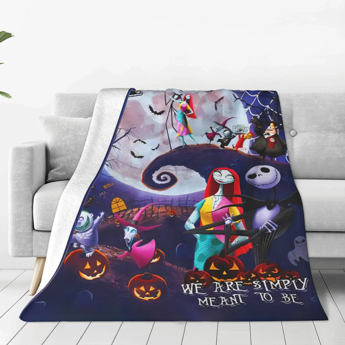 Eternal Love Under Moonlit Blanket - Halloween Gifts For Horror Couples 74laxx180725-Homacus