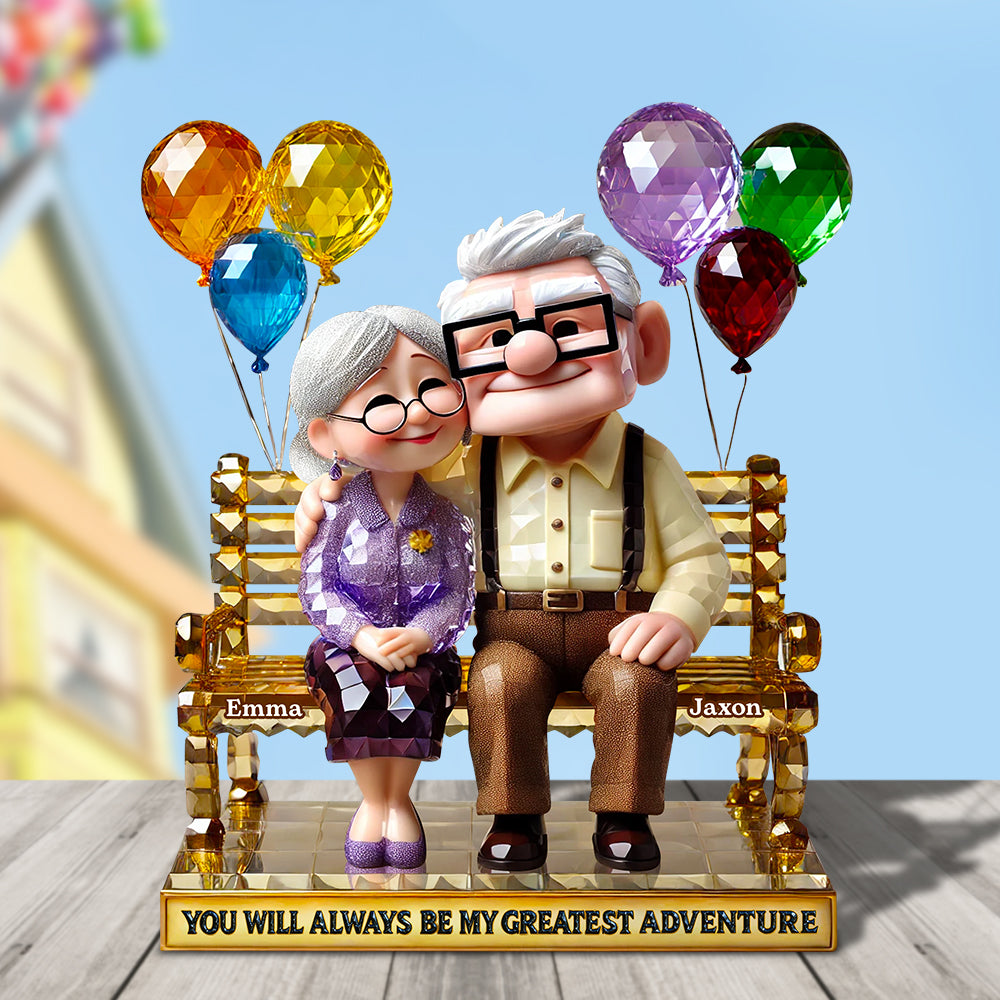 Romantic Couple Acrylic Plaque Personalized Christmas Gifts For Couple 04TGDT030525-Homacus