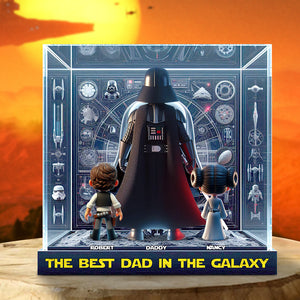 The Best Dad Acrylic Plaque Personalized Gifts For Dad 03OHDT120525-Homacus