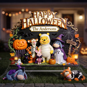 Happy Halloween Yard Sign - Personalized Halloween Gifts For Family 04pgta070826-Homacus