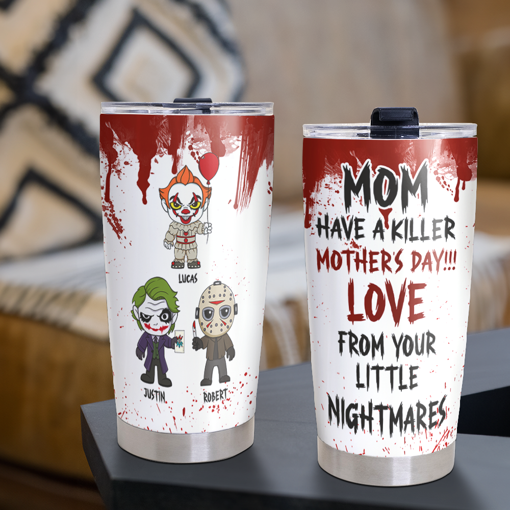Horror Mom Tumbler - Personalized Gifts - Little Nightmares 01ohpu220325-Homacus