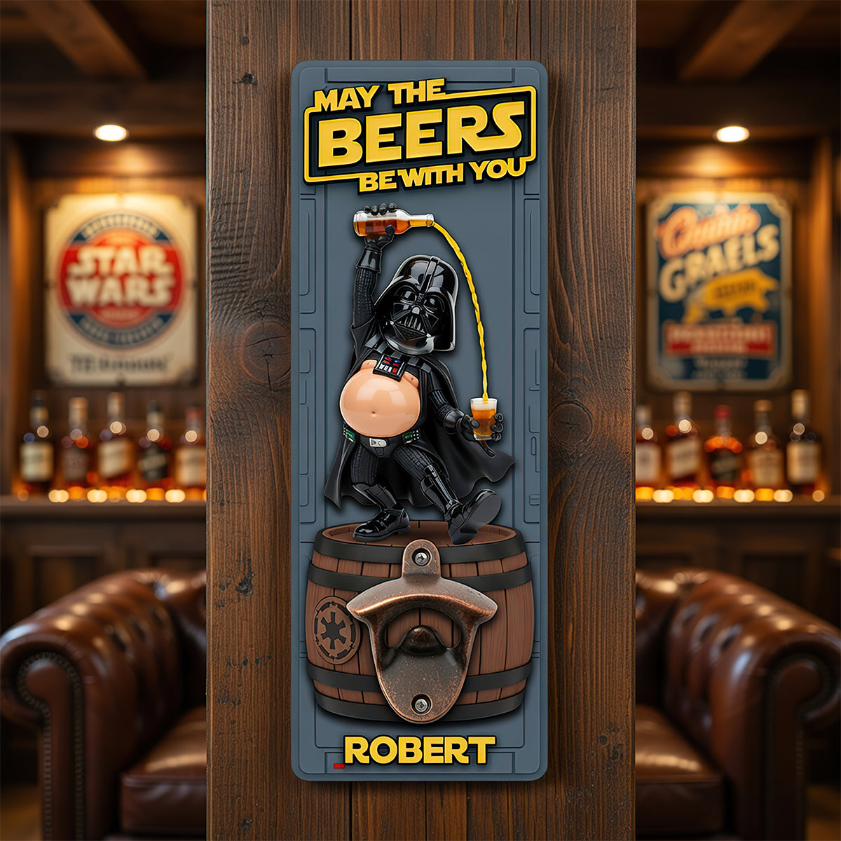Cosmic Brew Wall Bottle Opener - Personalized Gift For Space Lovers 07TODT290726-Homacus