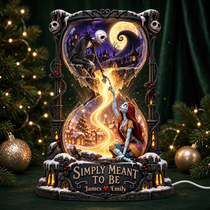 Gothic-Style Hourglass Acrylic Light Box - Personalized Christmas Gifts For Couples 07hadt241026-Homacus
