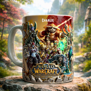 Legendary Adventurer 22nd Anniversary Coffee Mug - Personalized Gifts For Game Lovers 01NALU040326-Homacus