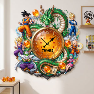 Power Acrylic Hanging Wall Clock Personalized Gifts 01TYLU230726-Homacus