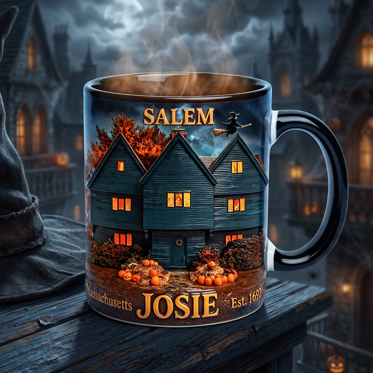 The Witch House Accent Mug - Personalized Gifts 04huta220826
