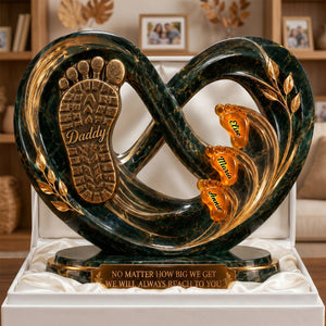 Footprints Acrylic Plaque - Personalized Gifts For Dads 04todh120526-Homacus