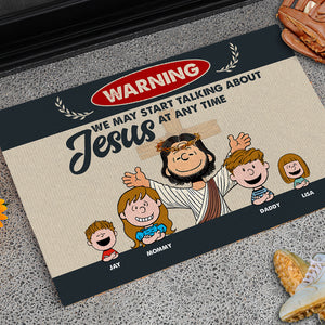 Personalized Gifts For Family Jesus Doormat 01OHMH150125HH-Homacus