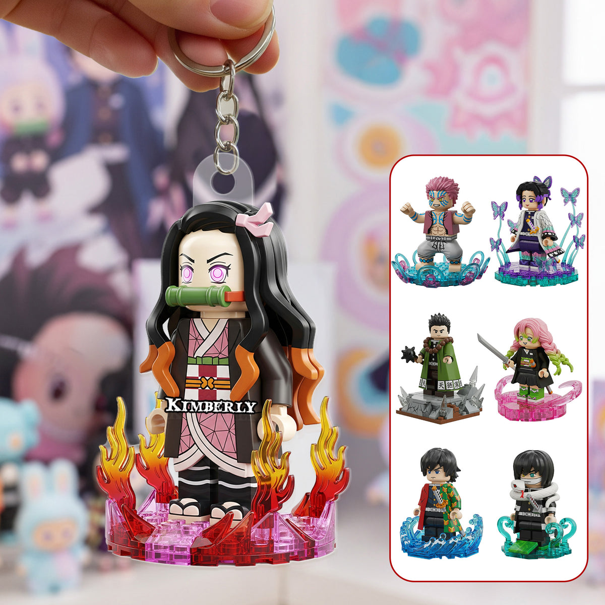 Personalized Gifts For Fans - Darkness Hunter Custom Shape Acrylic Keychain 02pgmg080925-Homacus