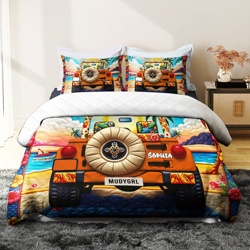 Personalized Gifts For Off Road Lovers Quilt Bedding Set 014HUMH060225-Homacus