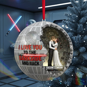Personalized Gifts For Christmas, Kissing Couple Acrylic Ornament 03kimg270925-Homacus