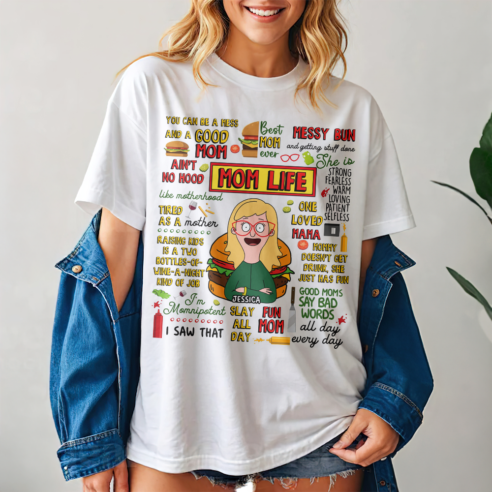 Personalized Gifts For Mom Shirt Mom Life 02hupu150225hg-Homacus