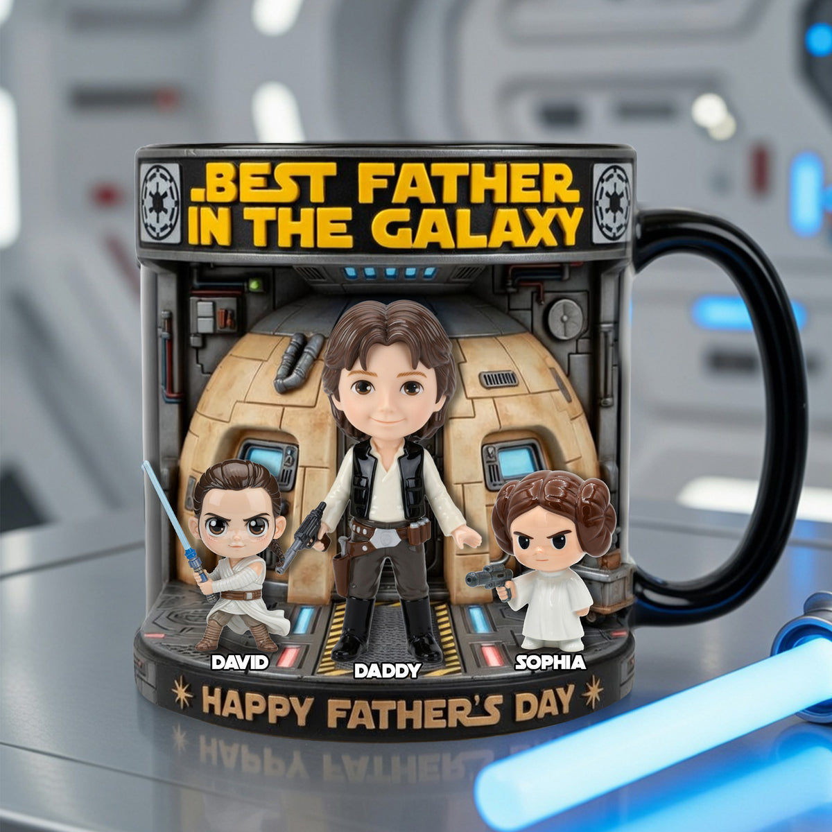 Best Universe Dad Magic Mug - Personalized Gifts For Dad 05OHLU160426-Homacus