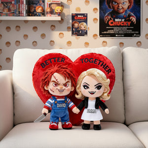 Gothic Doll Couple Pillow - Personalized Gifts For Couples 05OHLU111225-Homacus