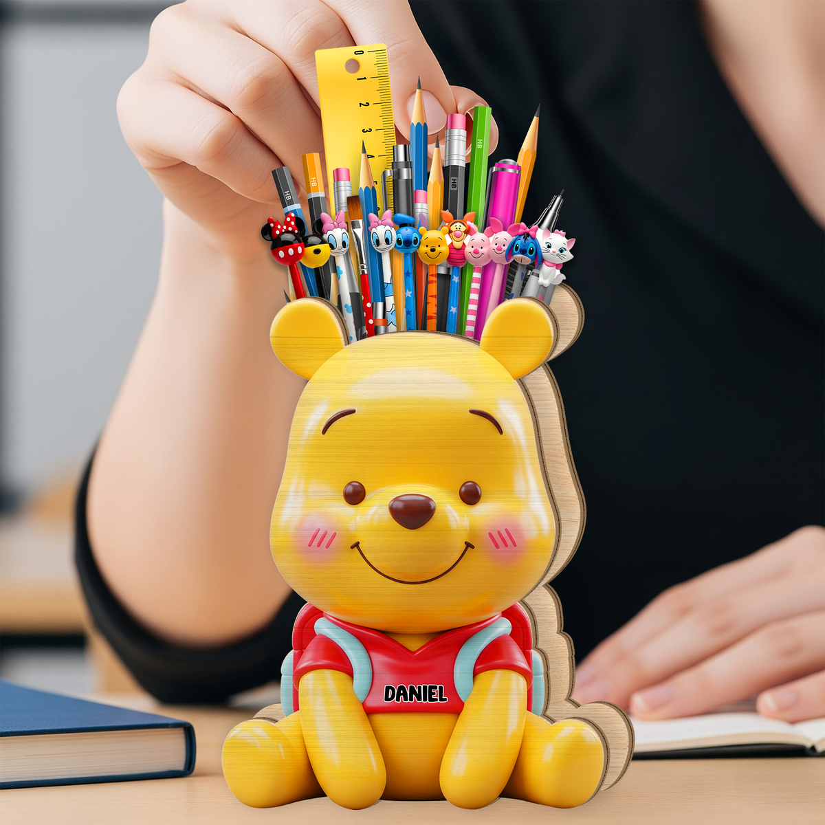 Cute Back To School Pen Holder - Personalized Gifts For Kids 02pglu230725-Homacus