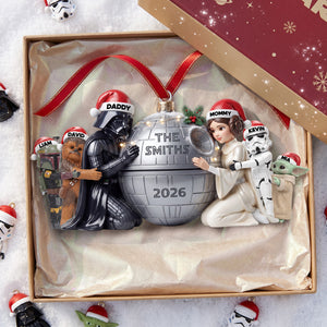 Sci-Fi Family Christmas Ornament - Personalized Gifts For Family 01tyta040926