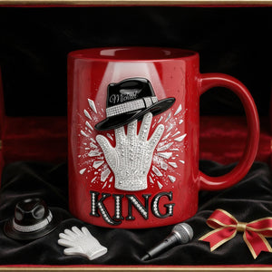 King Style Glitter Glove Mug - Personalized Gifts For Music Lovers 01NADH040526-Homacus