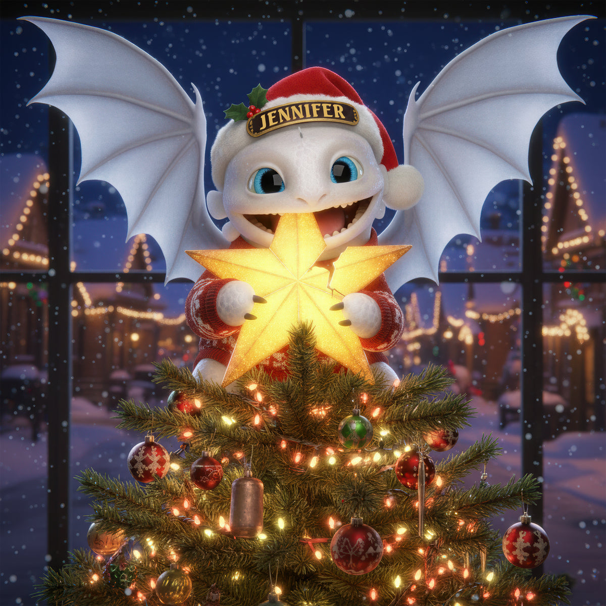 Fantasy Tree Topper - Personalized Christmas Gifts 06TGQN181125-Homacus